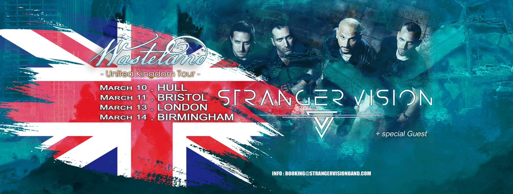 STRANGER VISION – Italian power metal band announce UK tour for March 2023